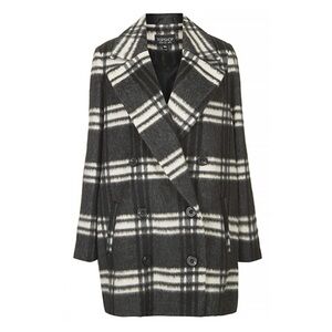 Topshop Double Breasted Wool Coat